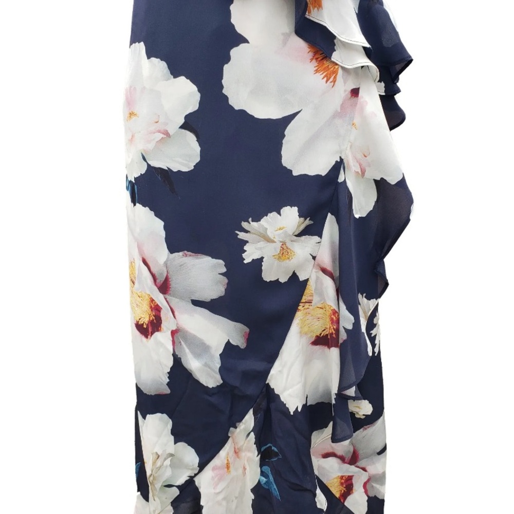 INTERMIX Barletta Silk Ruffle Maxi Dress - Picture 5 of 5